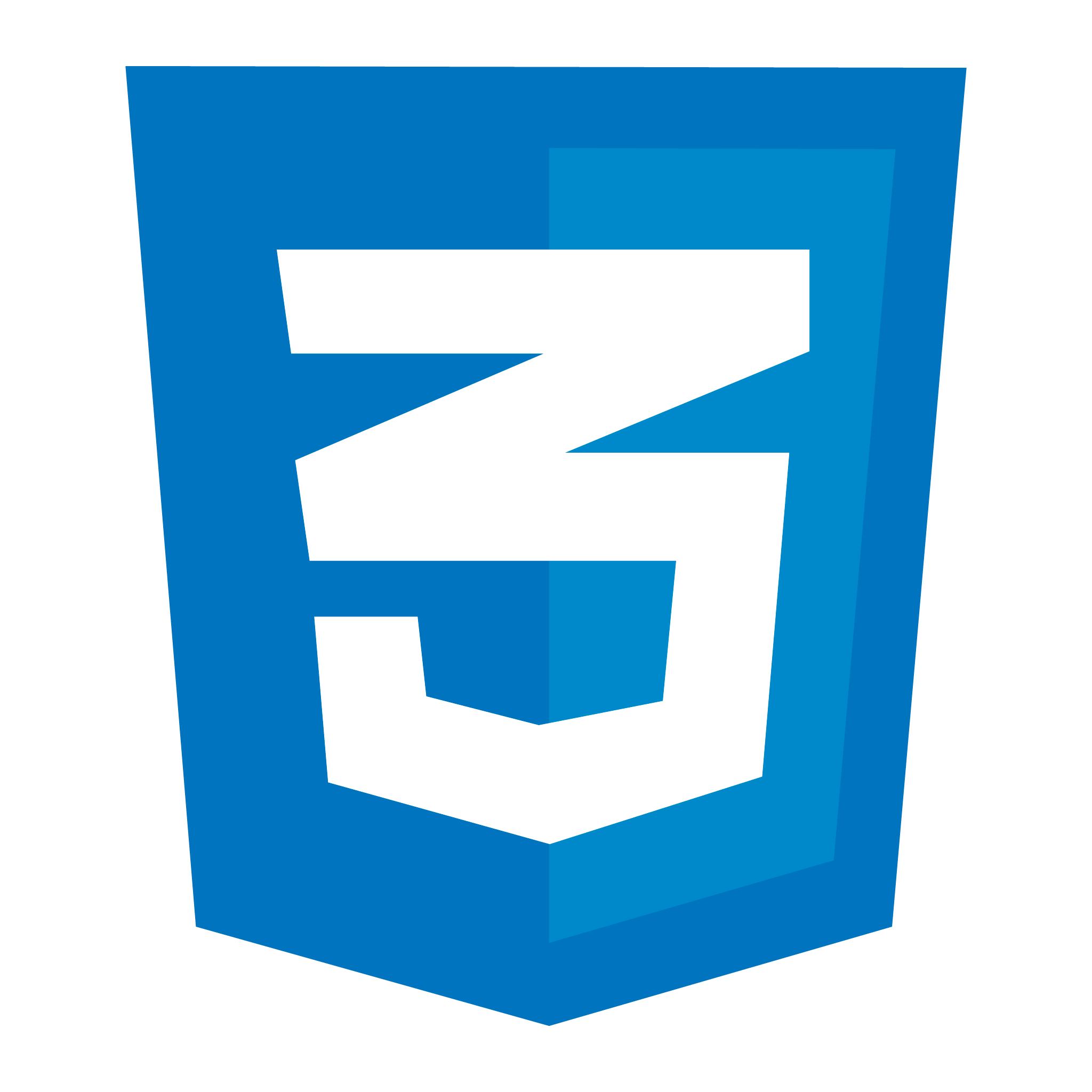 Icon representing CSS3 technology