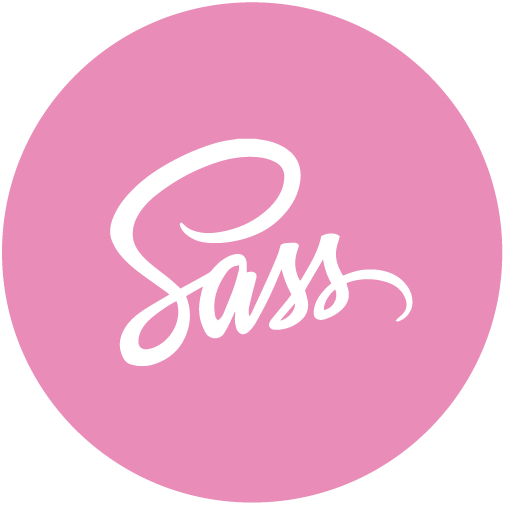 Icon representing Sass technology